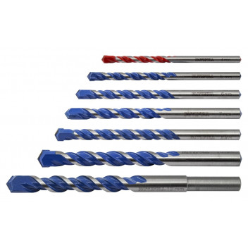 FAITHFULL MULTI CONST. DRILL SET 7PC 4-12MM