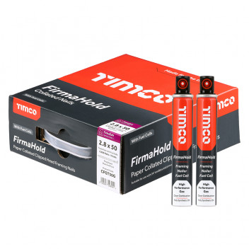 TIMCO FIRMAHOLD NAIL & GAS RG F/G 2.8 x 50/3CFC 3300 PCS