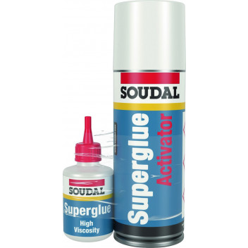 SOUDAL MITRE KIT 50G & 200ML CLEAR  115103