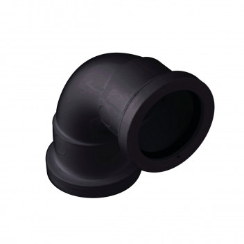 40MM P/FIT WASTE 92.5 SWEPT BEND BLACK W920B