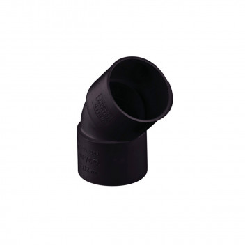 40MM SOLVENT WASTE OBTUSE BEND 135 BLACK W2130B
