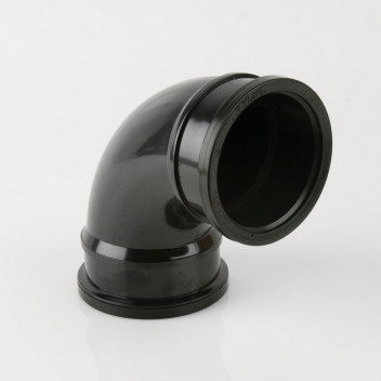 110MM SOIL 92.5 D/S BEND BLACK BS480B