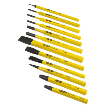 STANLEY PUNCH & CHISEL SET 12 PCE 4-18-299