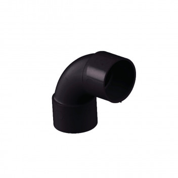 32MM SOLVENT WASTE SWEPT BEND 92.5 BLACK W1140B