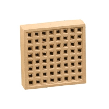AIR BRICK SQUARE HOLE BUFF (YA15B) 220 X 220MM