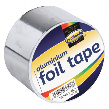 PROSOLVE ALUMINIUM FOIL TAPE 75MM X 45M