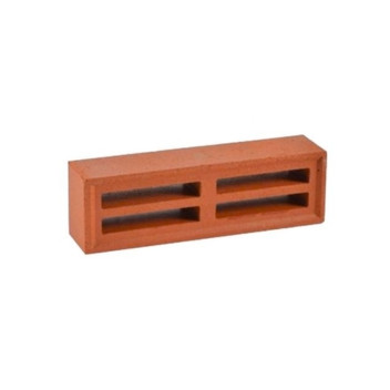 AIR BRICK LOUVRED RED (YA16R) 65 X 220MM