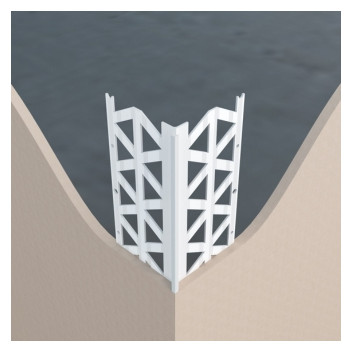 10MM PLASTIC ANGLE BEAD (C10) 2500MM PAB10