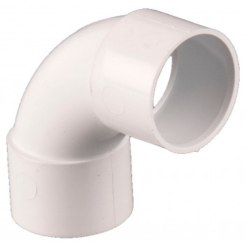 40MM SOLVENT WASTE SWEPT BEND 92.5 WHITE W2140WP