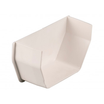 114MM SQUARE INT STOPEND WHITE BR056W