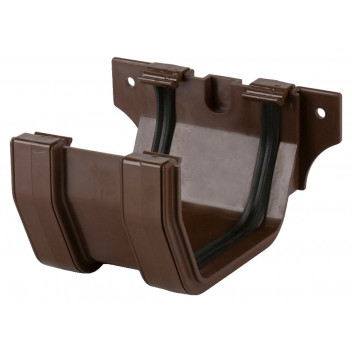 114MM SQUARE GUTTER JOINT BRACKET BROWN BR054BR