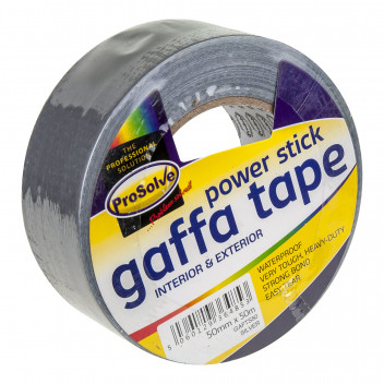 PROSOLVE GAFFA TAPE SILVER 50MM X 50M