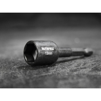 FAITHFULL MAG IMPACT NUT DRIVER 13MM X 1/4IN HEX