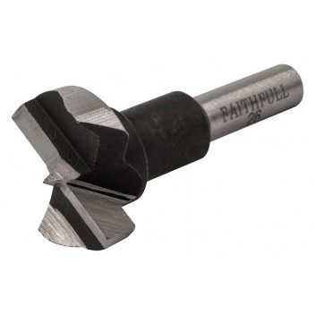 FAITHFULL HCS HINGE BORE BIT 2 6MMX60MM 8MM SHANK