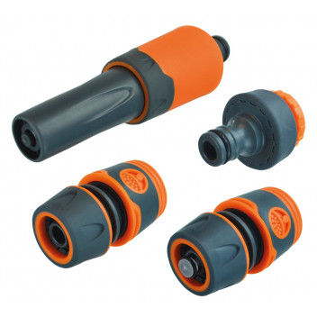 FAITHFULL PLASTIC HOSE FITTINGS STARTER KIT 1/2IN