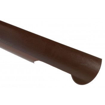 112MM X 4M ROUND GUTTER BROWN BR042BR