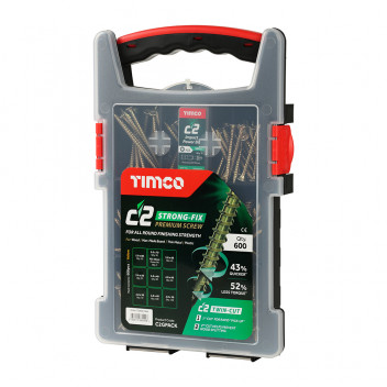 TIMCO C2 STRONG-FIX PZ CSK ZYP 600pcs 600 PCS