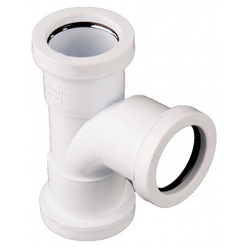 32MM P/FIT WASTE 92.5 SWEPT TEE WHITE W903W