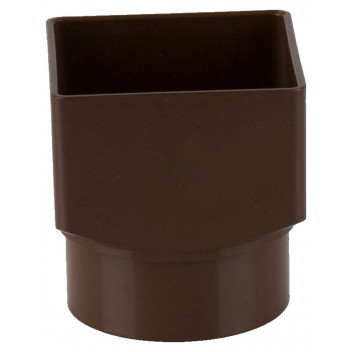 65MM SQUARE TO ROUND ADAPTOR BROWN BR517BR