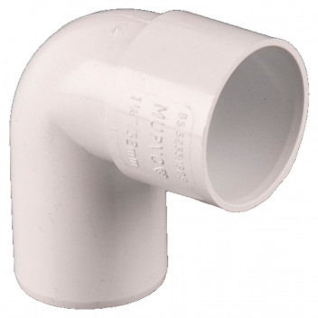 40MM SOLVENT WASTE CONVERSION BEND WHITE W2210WP