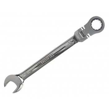 FAITHFULL RATCHET COM SPANNER FLEX HEAD CV 15MM