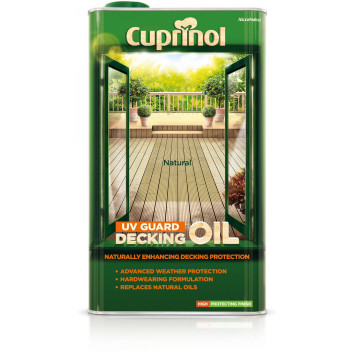 CUPRINOL UV GUARD DECKING OIL NATURAL 5L