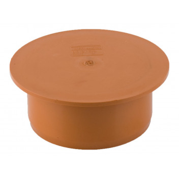 UNDERGROUND SOCKET PLUG 110MM - TERRACOTTA B5121
