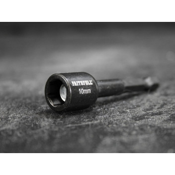 FAITHFULL MAG IMPACT NUT DRIVER 10MM X 1/4IN HEX