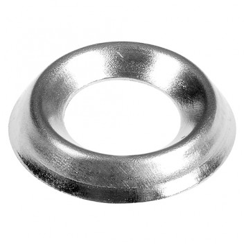 TIMCO SURFACE SCREW CUPS - NICKEL To fit 8 Gauge Screws 55 PCS