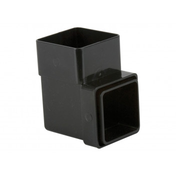 65MM SQUARE DOWNPIPE 92.5 BEND BLACK BR508B