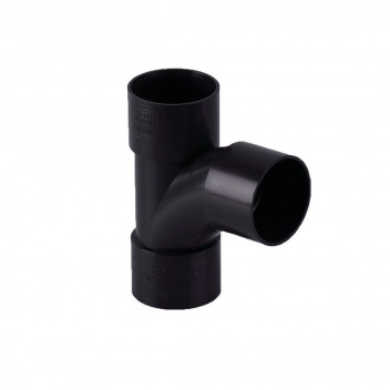 32MM SOLVENT WASTE SWEPT TEE 92.5 BLACKW1160B