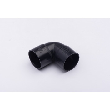 32MM SOLVENT WASTE KNUCKLE BEND 90 BLACK W1120B