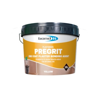 BOND IT PLASTERERS PREGRIT YELLOW ONE COAT 10L BDPG10