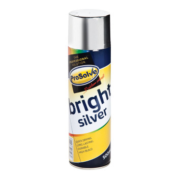 PROSOLVE BRIGHT SILVER PAINT AEROSOL 500ML