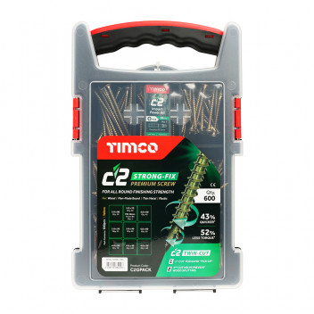 TIMCO C2 STRONG-FIX PZ CSK ZYP 600pcs 600 PCS