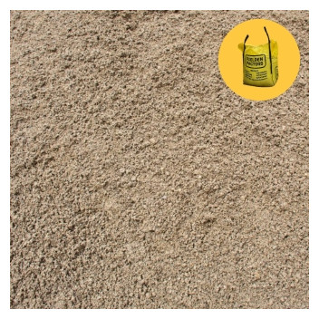 WASHED GRIT SAND BULK BAG CONCRETING
