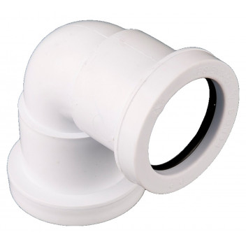 40MM P/FIT WASTE KNUCKLE BEND WHITE W927W
