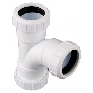 COMP WASTE 40MM 92.5 SWEPT COMP TEE W413