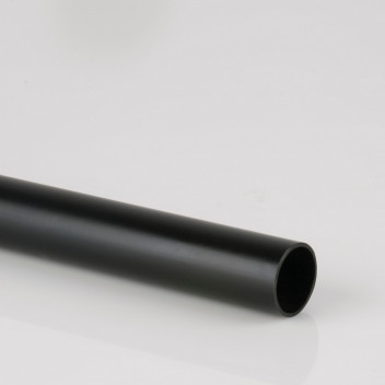 50MM SOLVENT WASTE MUPVC WASTE PIPE 3M P/E BLACK W3010B